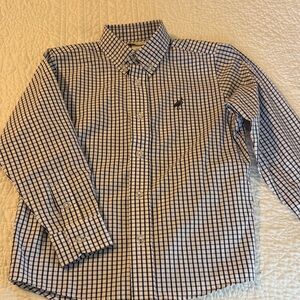 Boys Blue Checkered Shirt
